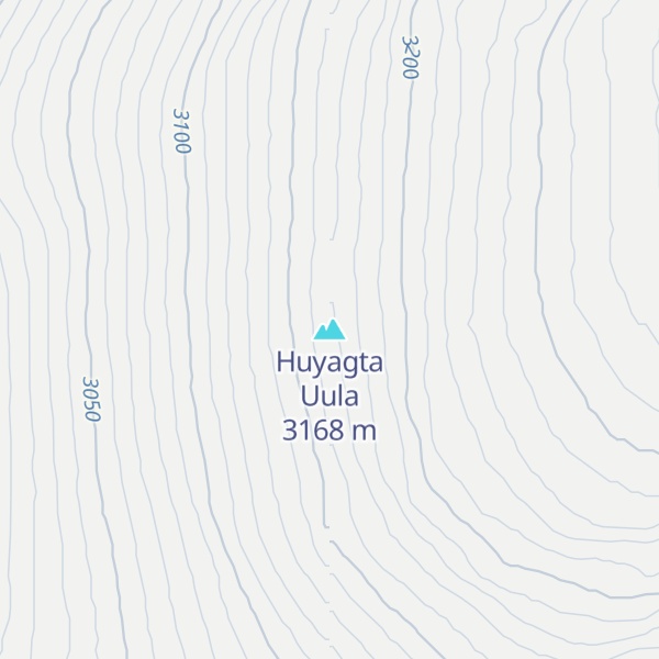 Map of Huyagta Uula