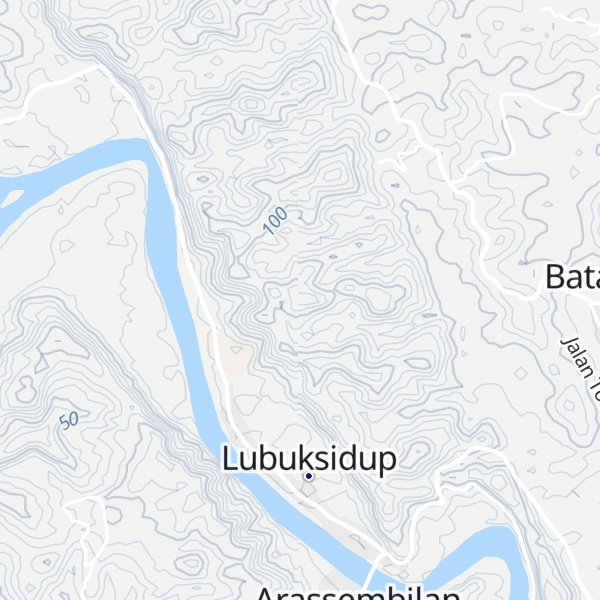 Map of Bukit Lubuk Minyak Tanah