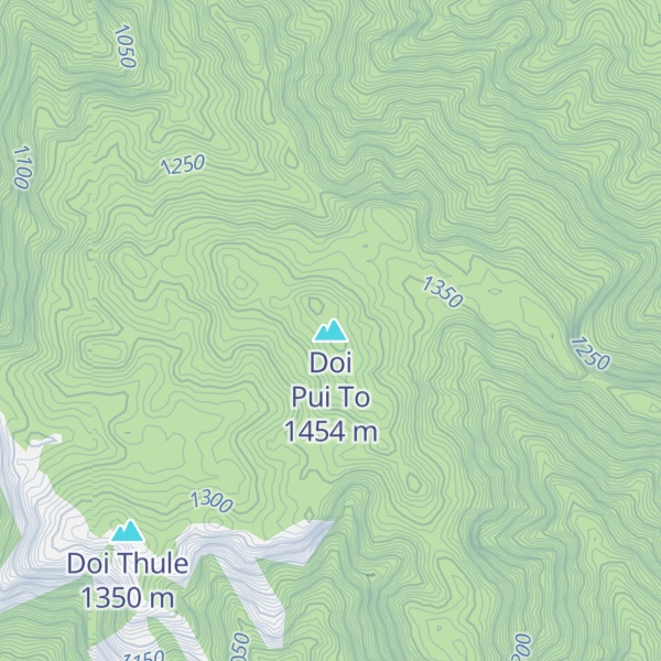 Map of Doi Pui To
