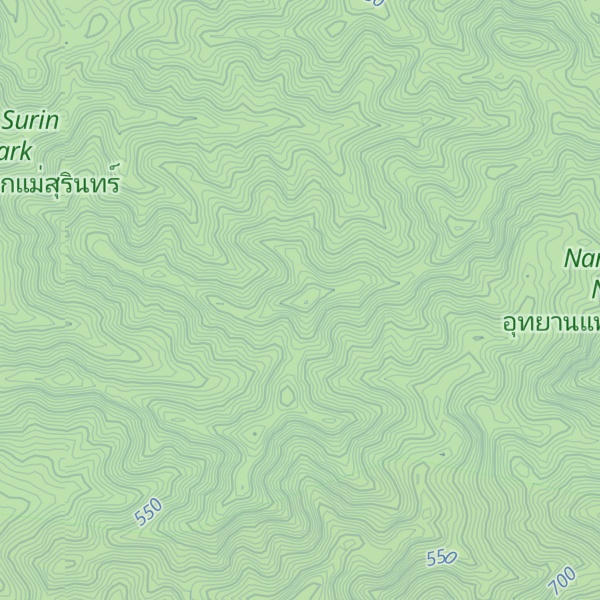 Map of Doi Khun Nam Rin