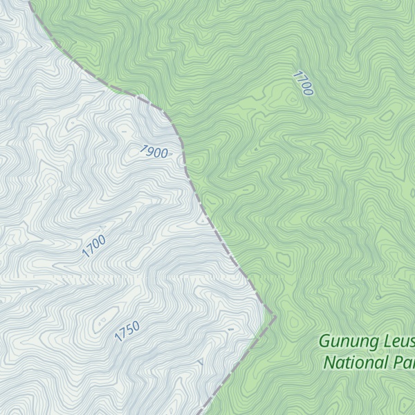 Map of Gunung Lianggaras