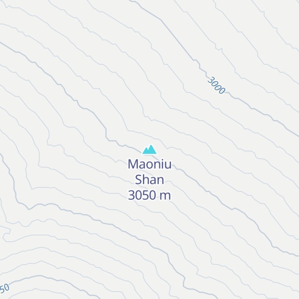 Map of Maoniu Shan