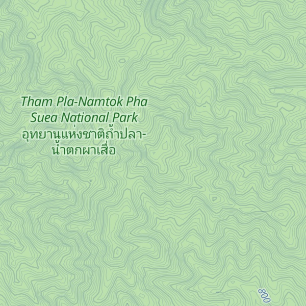 Map of Doi Pong Sak