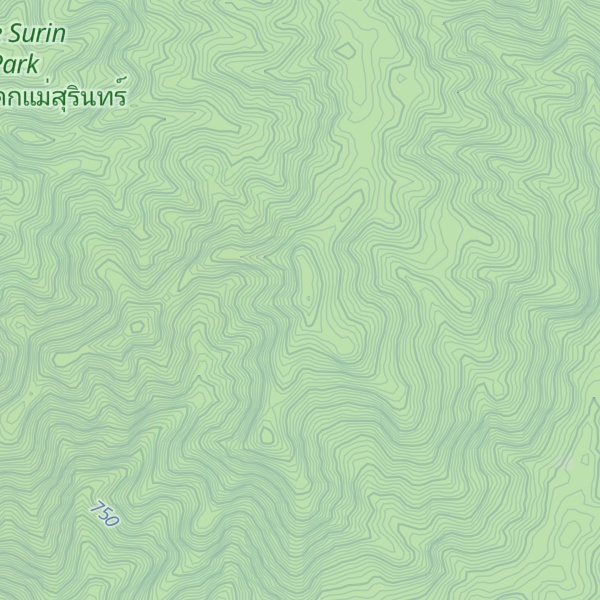 Map of Doi Hua Nam Mae Hong Son