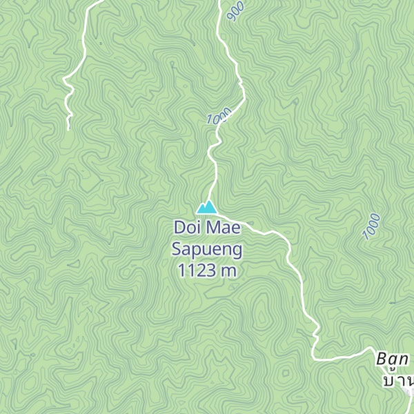 Map of Doi Mae Sapueng