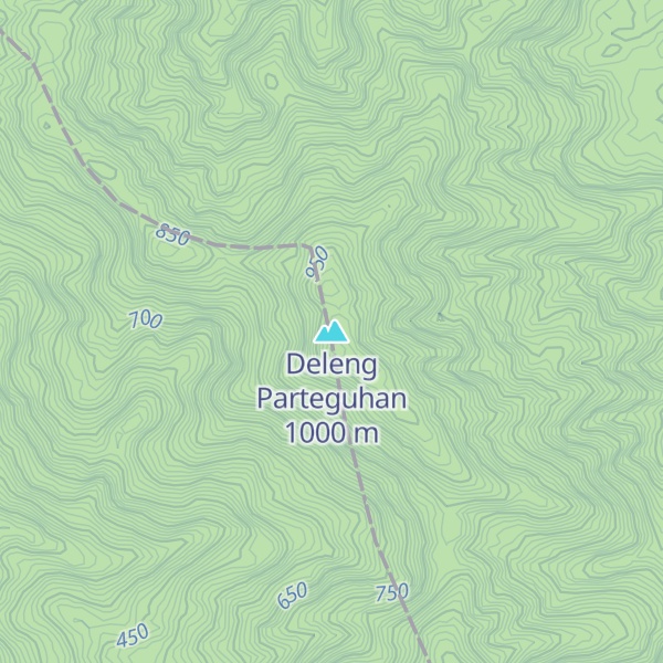 Map of Deleng Parteguhan