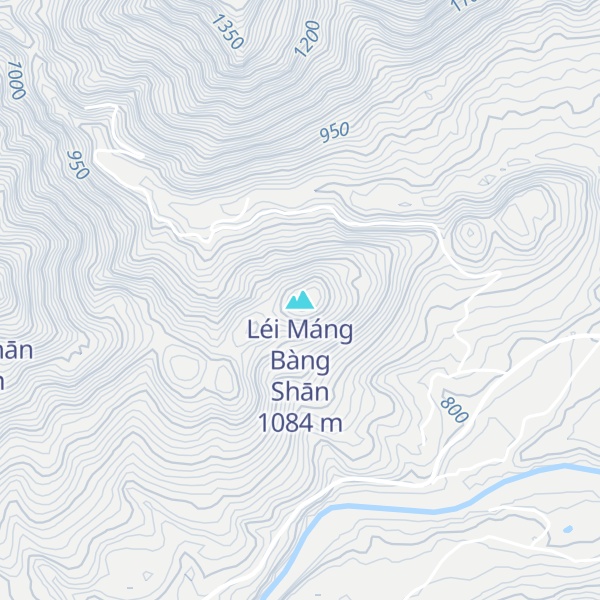 Map of Léi Máng Bàng Shān
