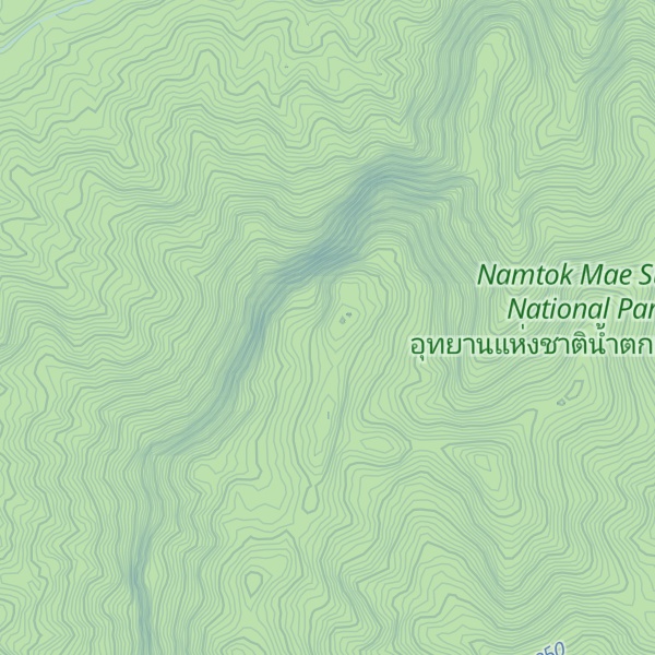 Map of Doi Nam Mae Samat