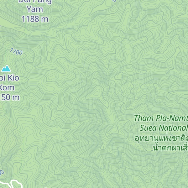 Map of Doi Pang Chung