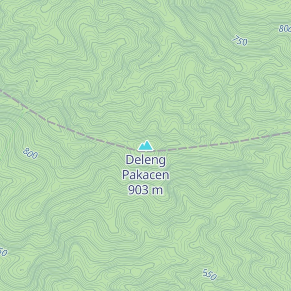 Map of Deleng Pakacen
