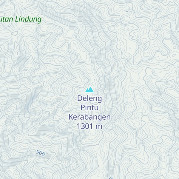 Map of Deleng Pintu Kerabangen