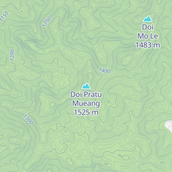 Map of Doi Pratu Mueang