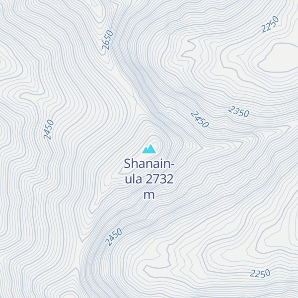 Map of Shanain-ula