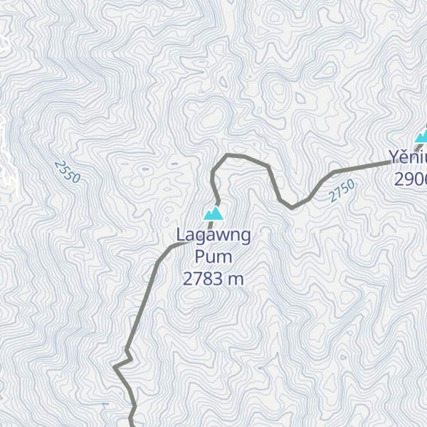 Map of Lagawng Pum