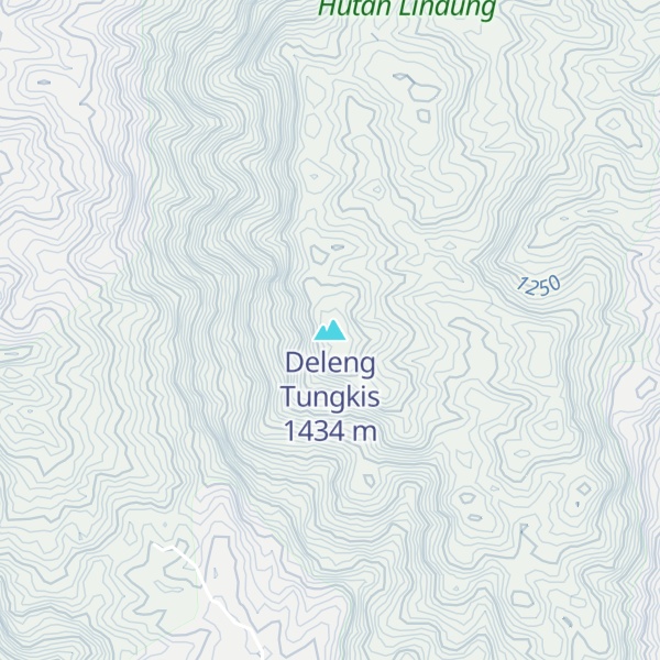 Map of Deleng Tungkis