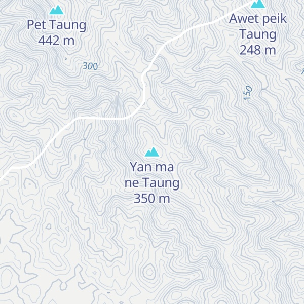 Map of Yan ma ne Taung