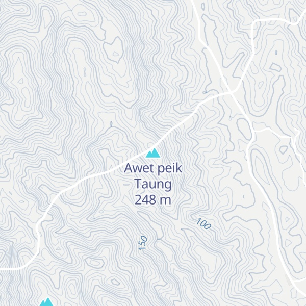 Map of Awet peik Taung