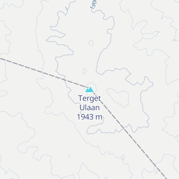 Map of Terget Ulaan