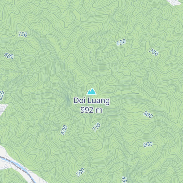 Map of Doi Luang