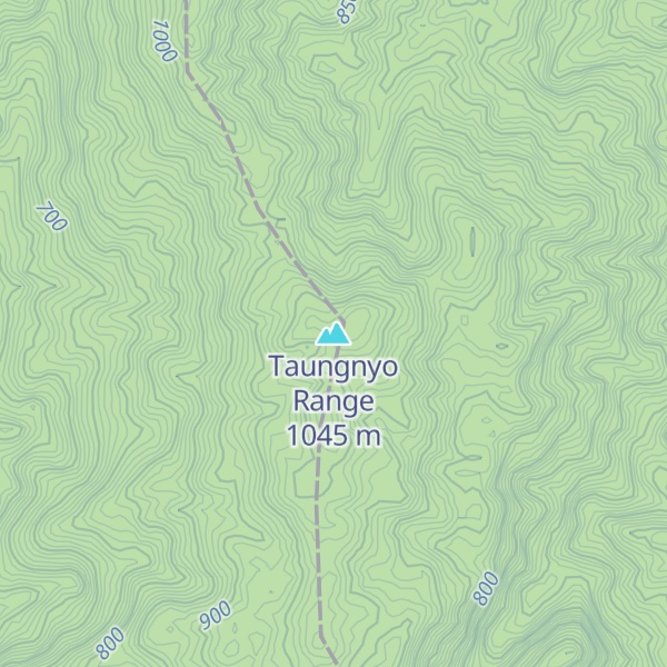 Map of Taungnyo Range