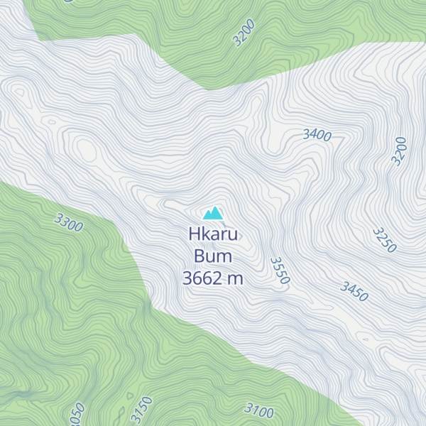Map of Hkaru Bum