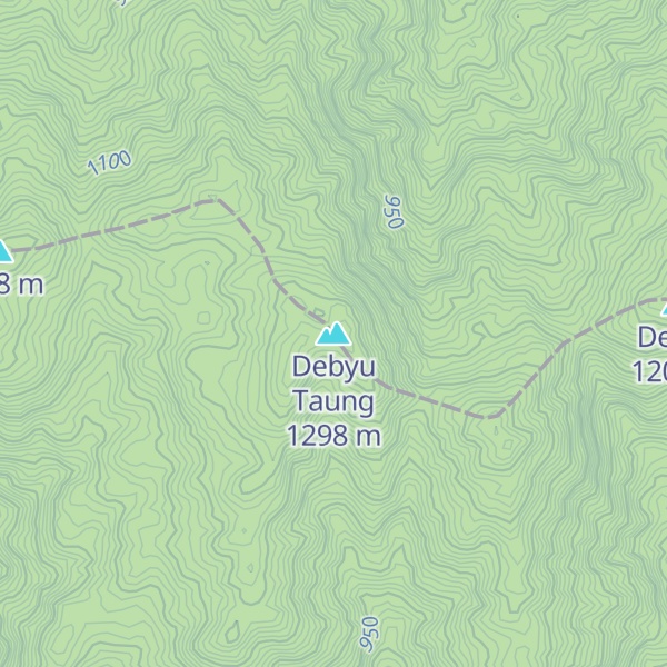 Map of Debyu Taung