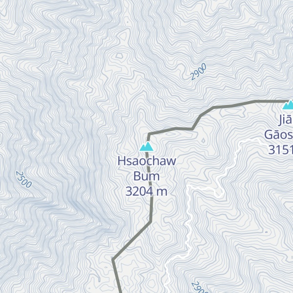 Map of Hsaochaw Bum