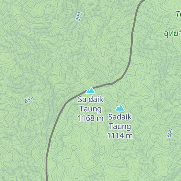 Map of Sa daik Taung