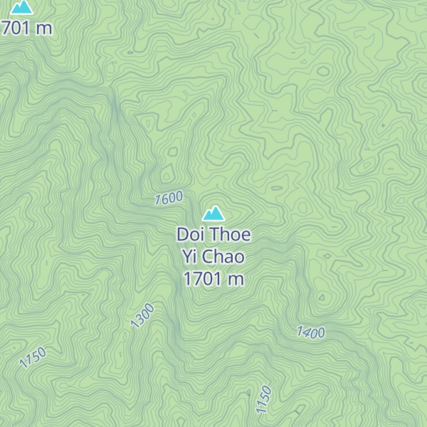 Map of Doi Thoe Yi Chao
