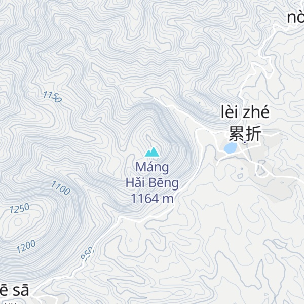 Map of Máng Hǎi Bēng