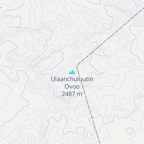 Map of Ulaanchuluutin Ovoo