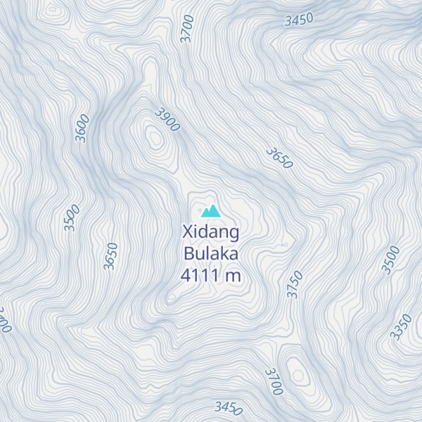 Map of Xidang Bulaka
