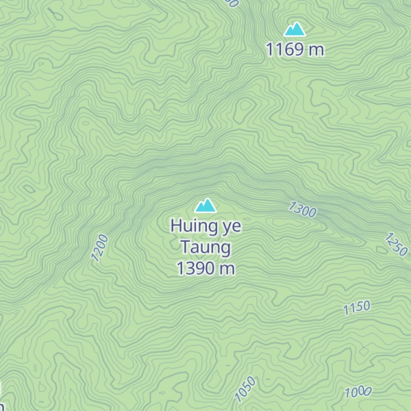 Map of Huing ye Taung