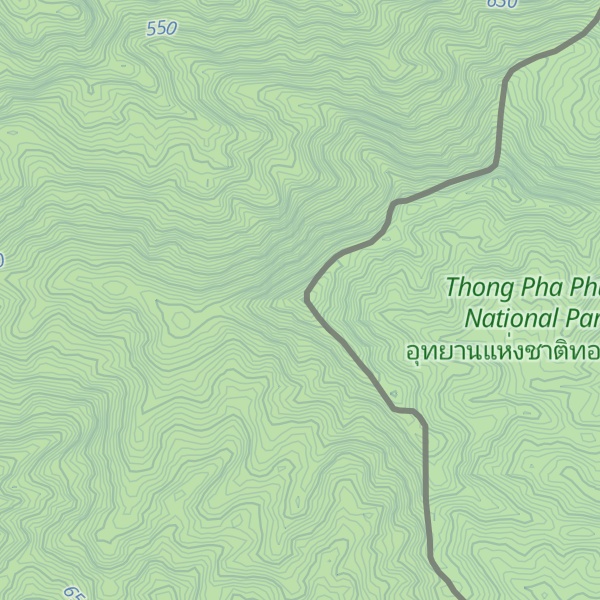 Map of Khao Mayan Tong