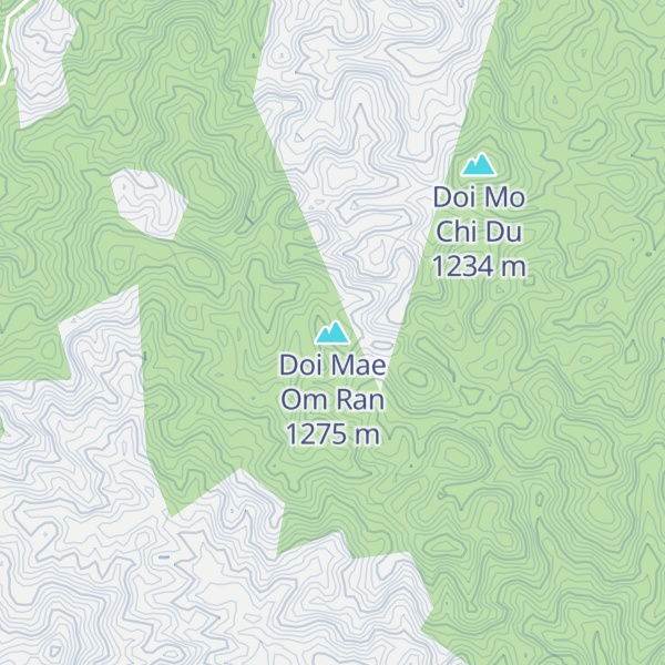 Map of Doi Mae Om Ran
