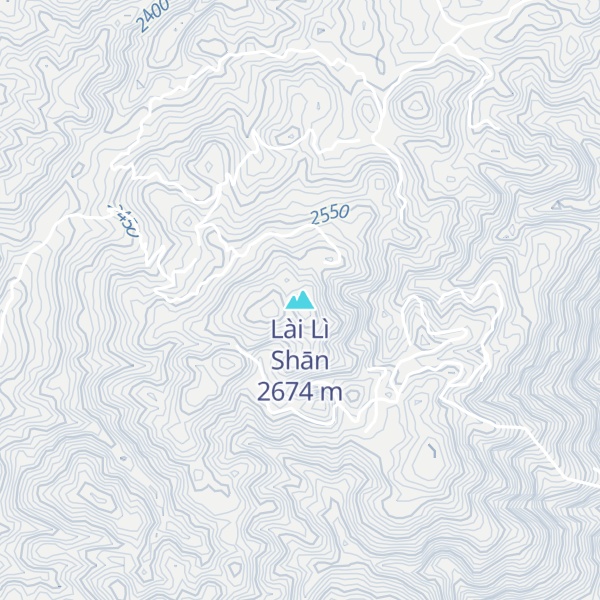 Map of Lài Lì Shān