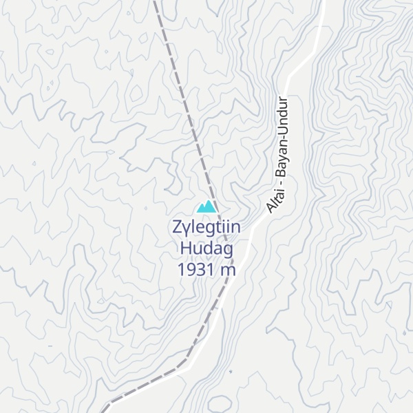 Map of Zүlegtiin Hudag