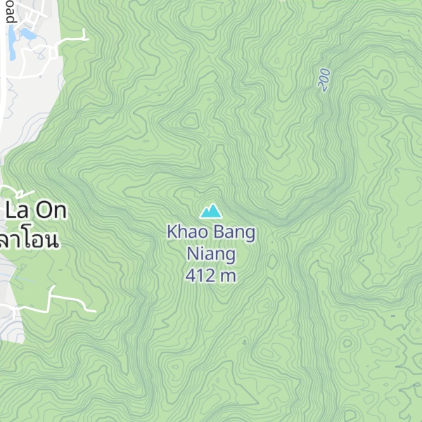 Map of Khao Bang Niang