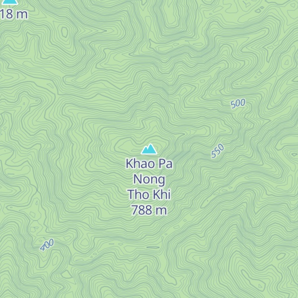 Map of Khao Pa Nong Tho Khi