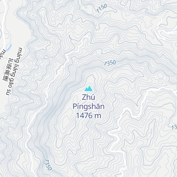 Map of Zhú Píngshān