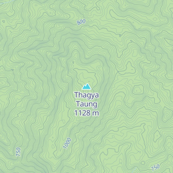 Map of Thagya Taung