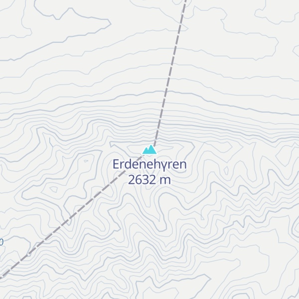 Map of Erdenehүren