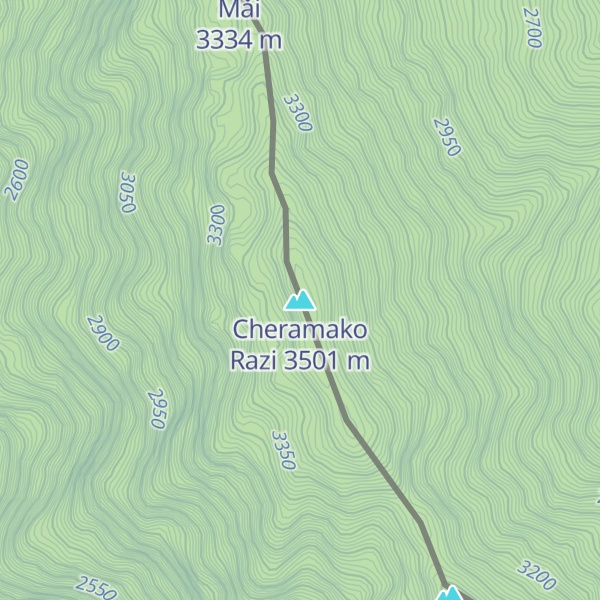 Map of Cheramako Razi