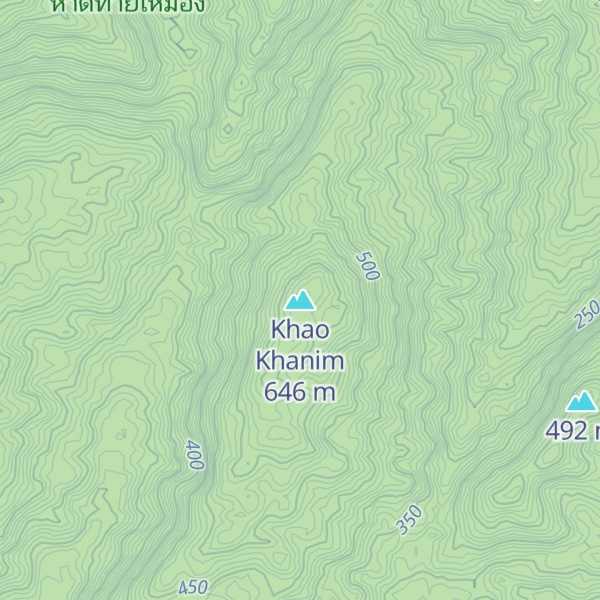 Map of Khao Khanim