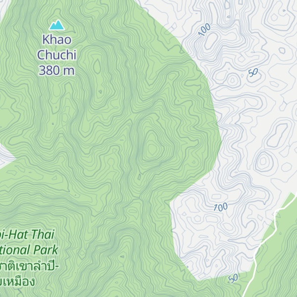 Map of Khao Bang Bai