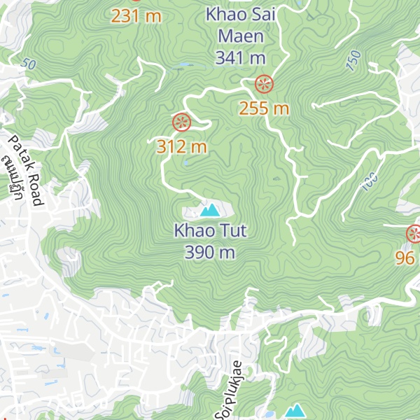 Map of Khao Tut
