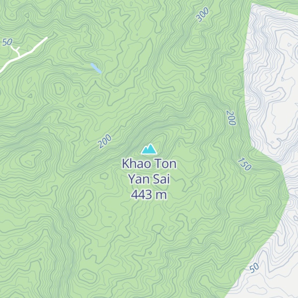 Map of Khao Ton Yan Sai