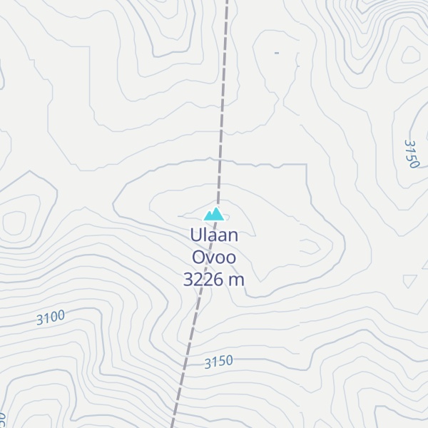 Map of Ulaan Ovoo