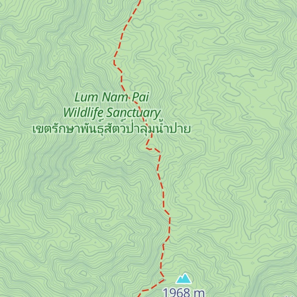 Map of Doi Chikchong
