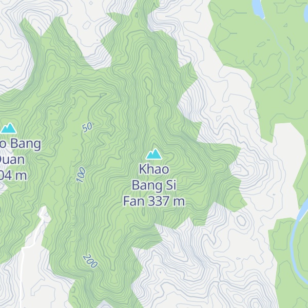 Map of Khao Bang Si Fan